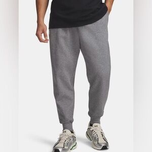 Under Armour Men’s Sz Large Tall Castlerock Light Heather UA Rival Fleece Jogger